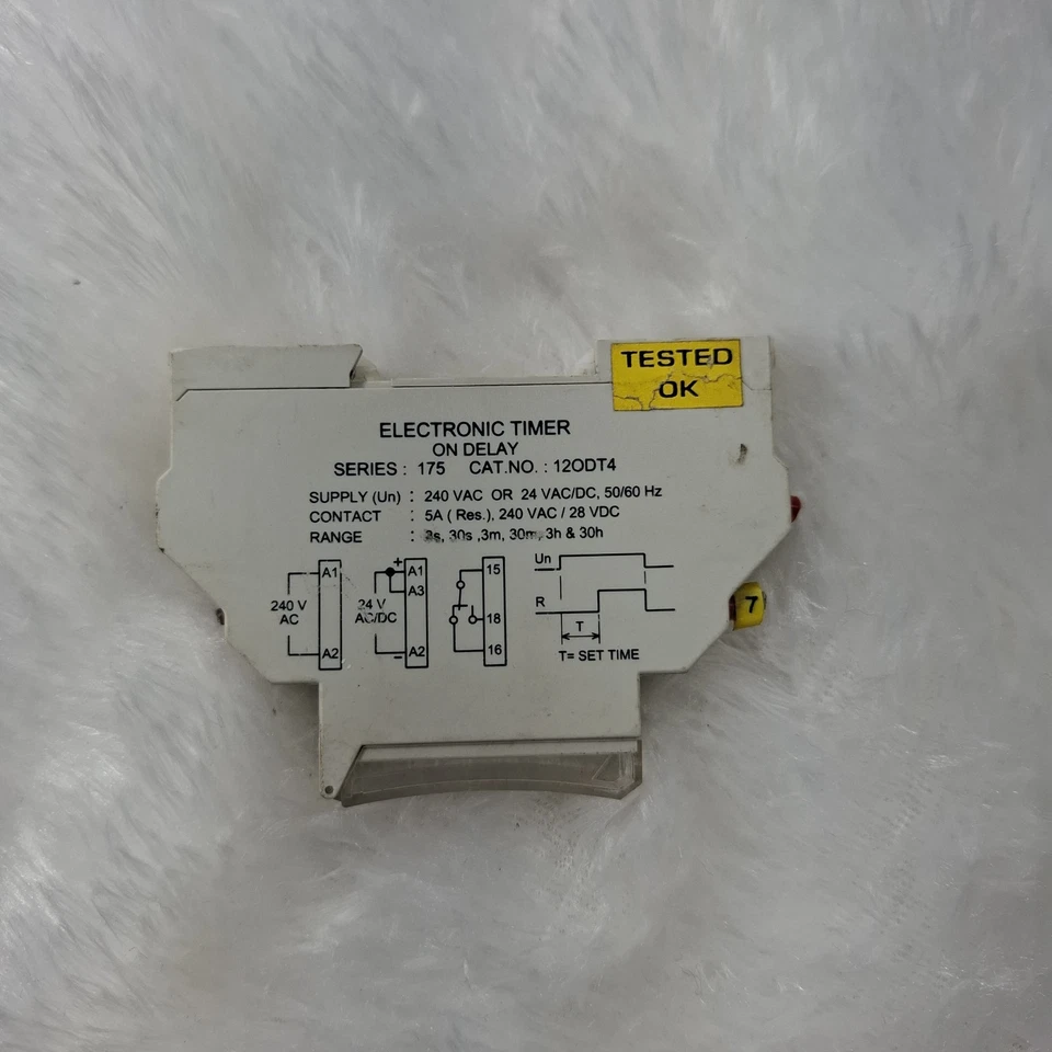 GIC (GENERAL INDUSTRIAL CONTROLS) 120DT ELECTRONIC TIMER SERIES 175